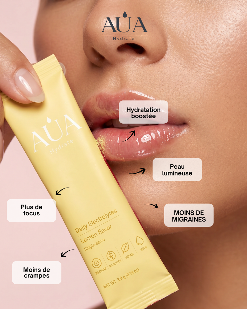 AUA Hydrate — Électrolytes Citron