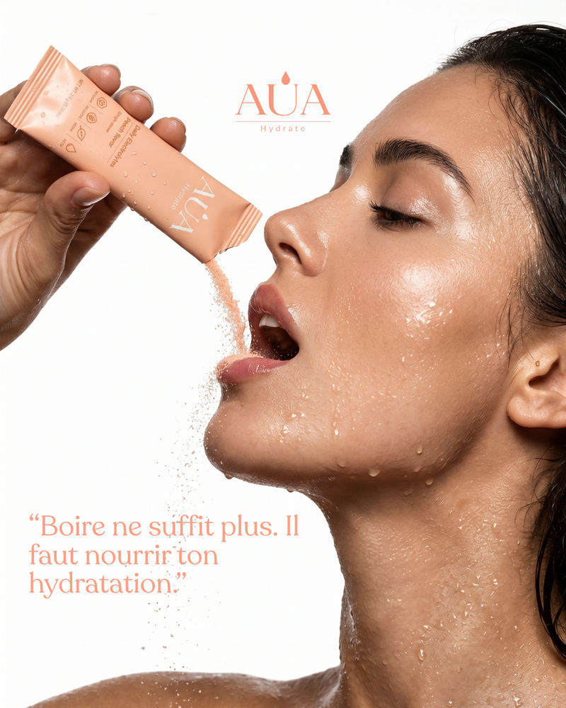 AUA Hydrate — Électrolytes Pêche