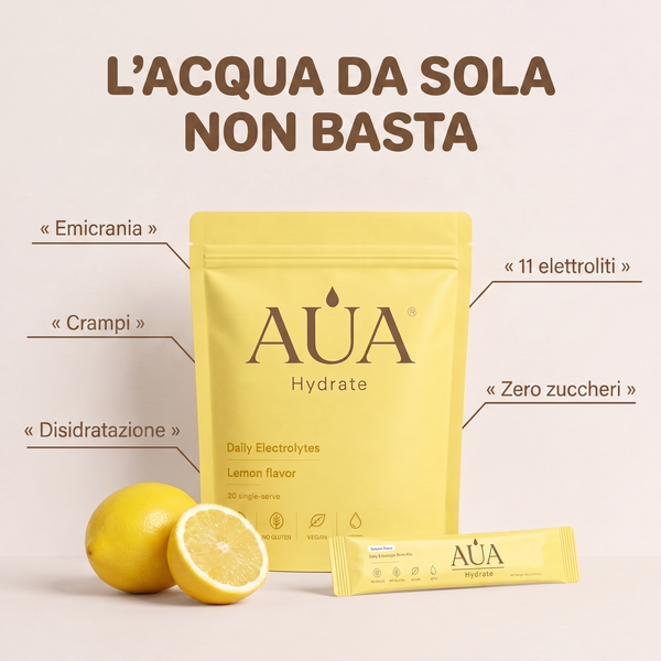 AUA Hydrate — Elettroliti Limone