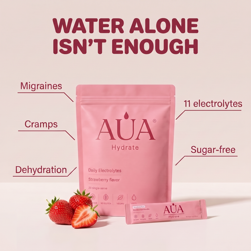 AUA Hydrate — Strawberry Electrolytes