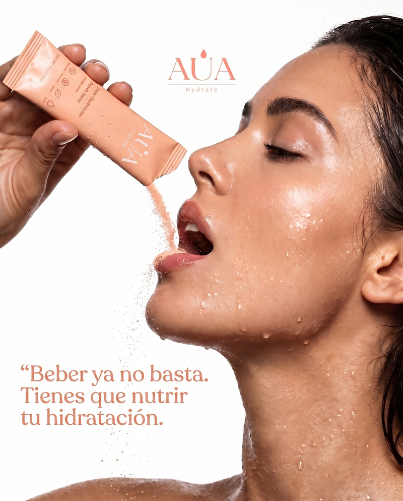 AUA Hydrate — Electrolitos Melocotón