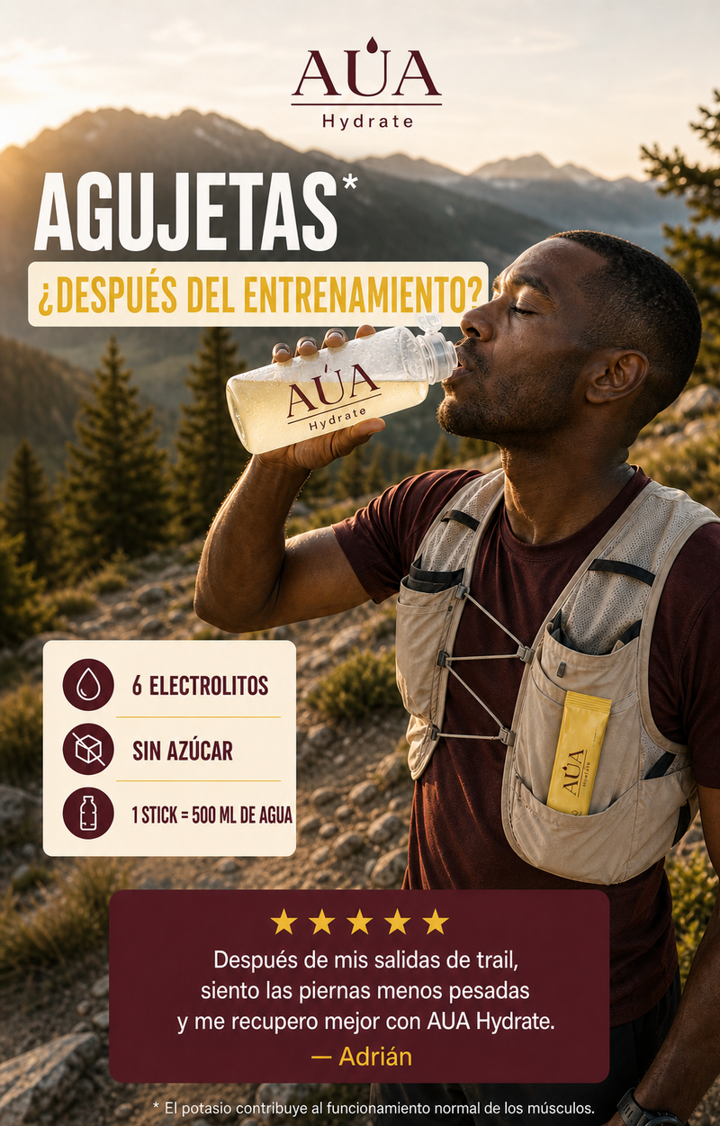 AUA Hydrate — Electrolitos Melocotón