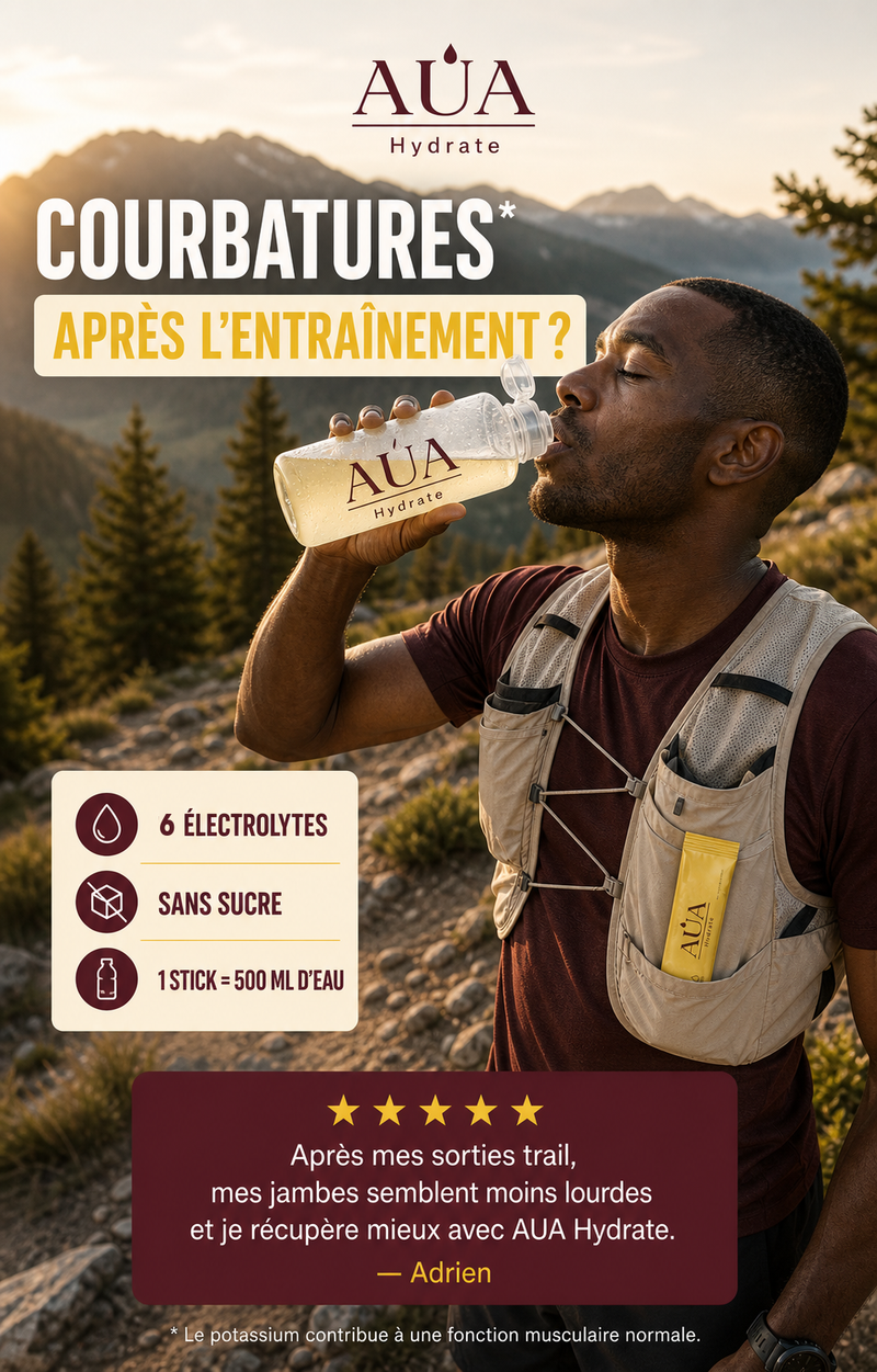 AUA Hydrate — Électrolytes Citron