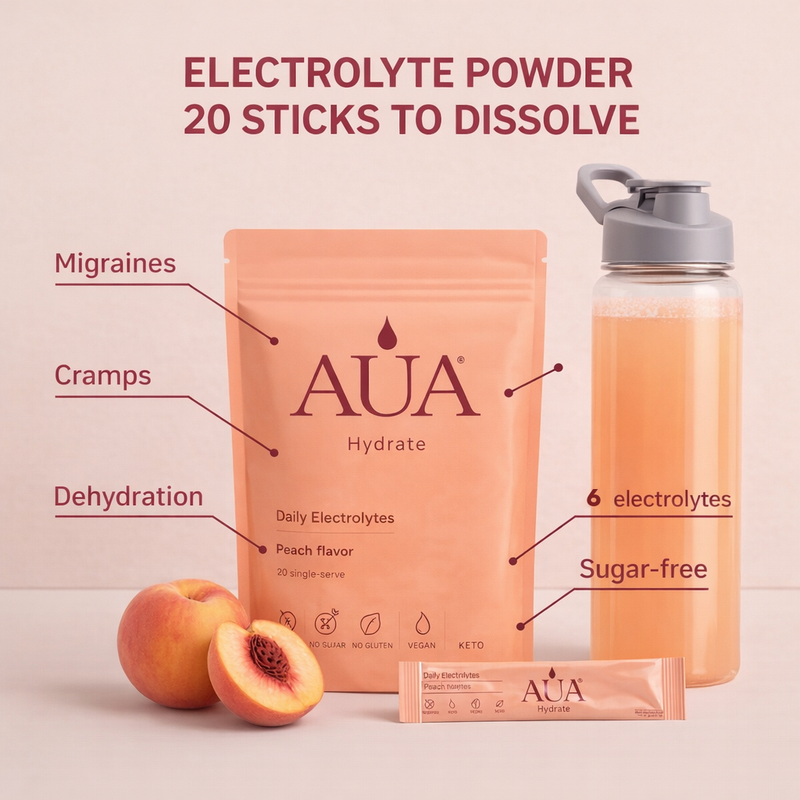 AUA Hydrate — Peach Electrolytes
