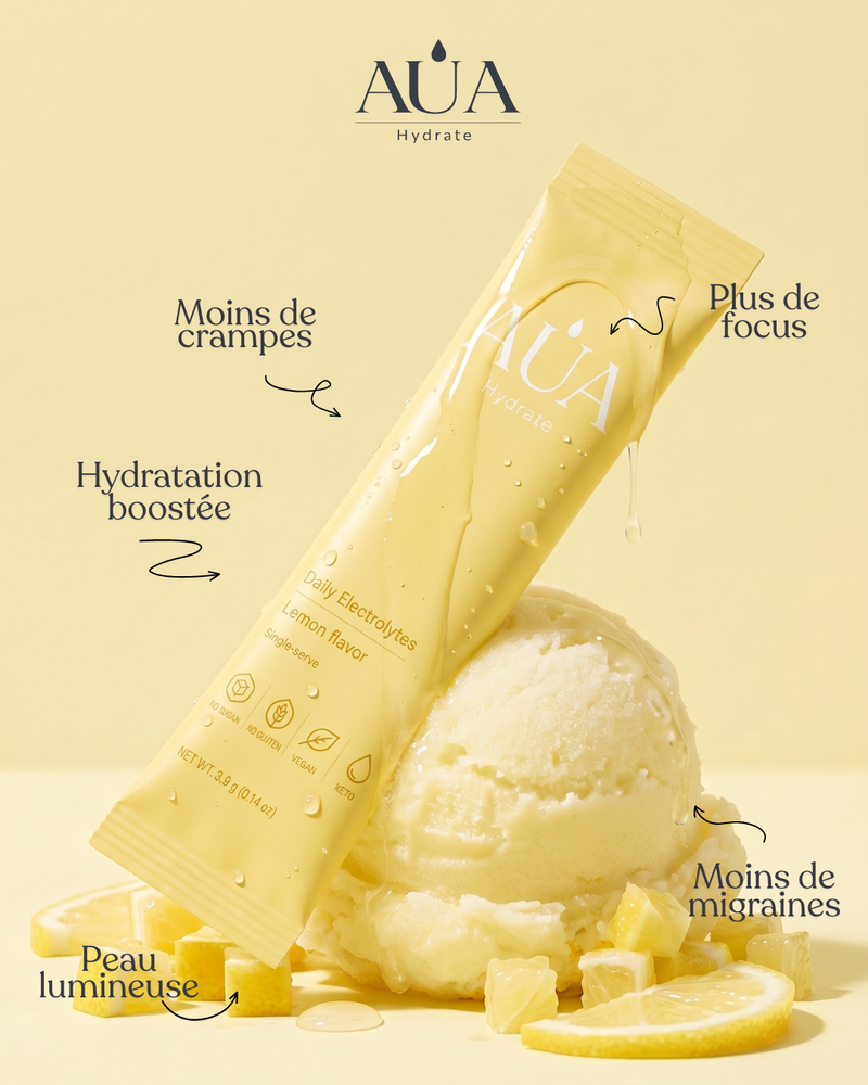 AUA Hydrate — Électrolytes Citron