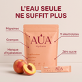 AUA Hydrate — Électrolytes Pêche