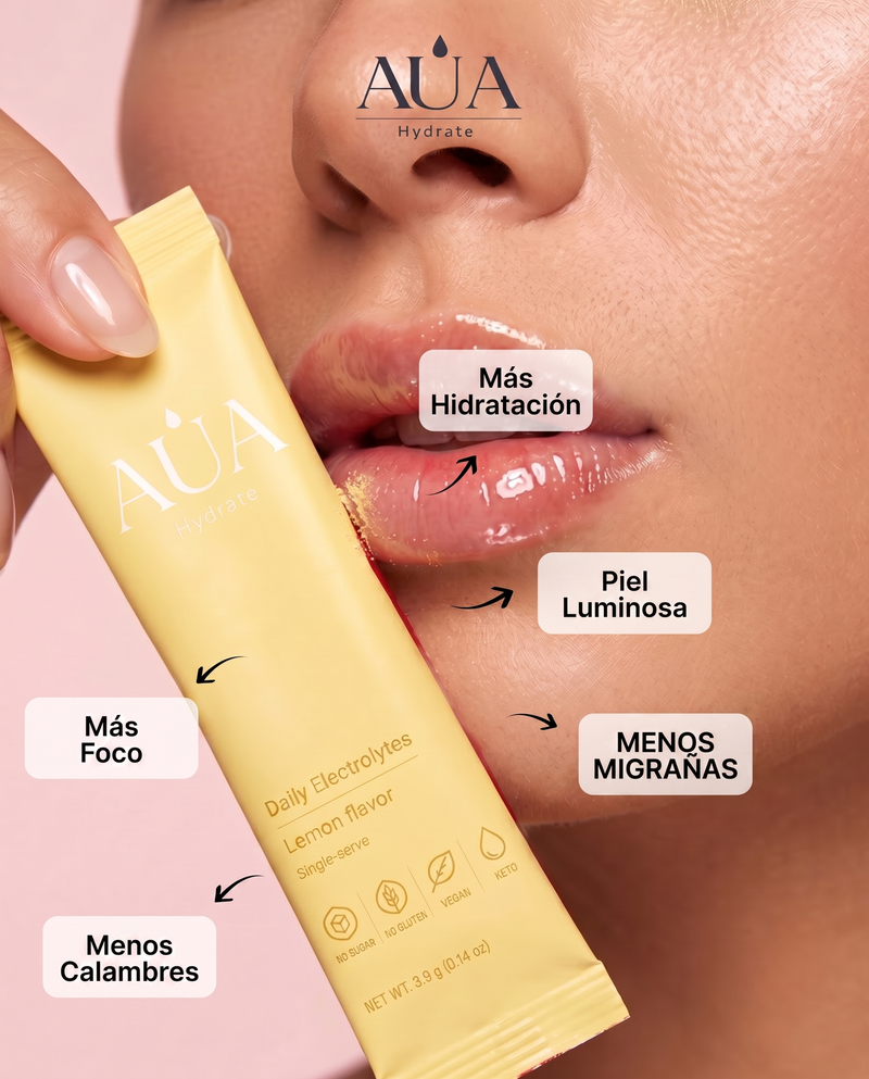 AUA Hydrate — Electrolitos Limón