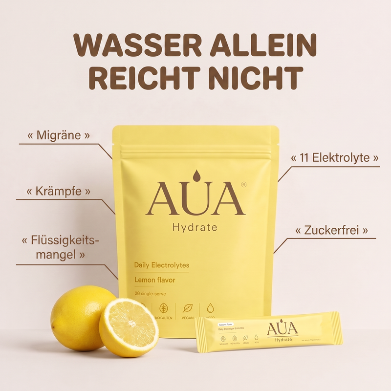 AUA Hydrate — Elektrolyte Zitrone