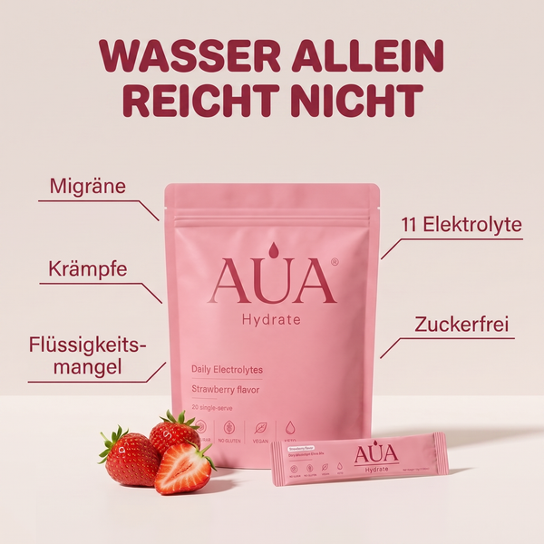 AUA Hydrate — Elektrolyte Erdbeere