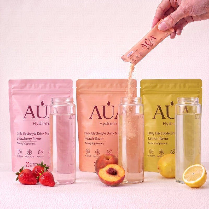 AUA Hydrate — Pacchetto Scoperta Elettroliti (3 gusti)