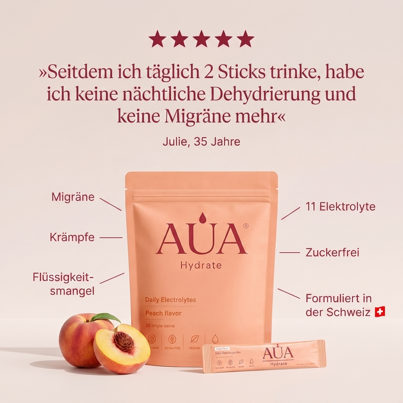 AUA Hydrate — Elektrolyte Pfirsich