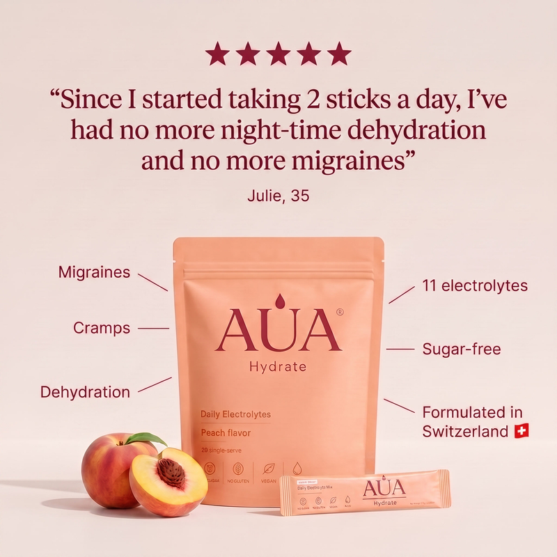 AUA Hydrate — Peach Electrolytes