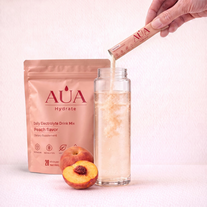 AUA Hydrate — Electrolitos Melocotón
