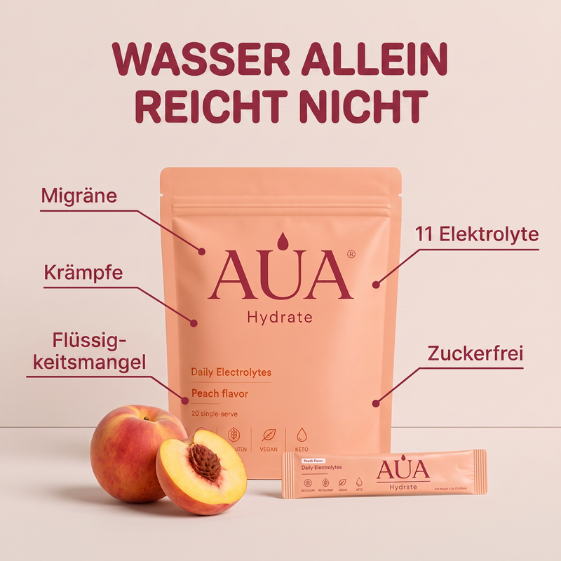 AUA Hydrate — Elektrolyte Pfirsich