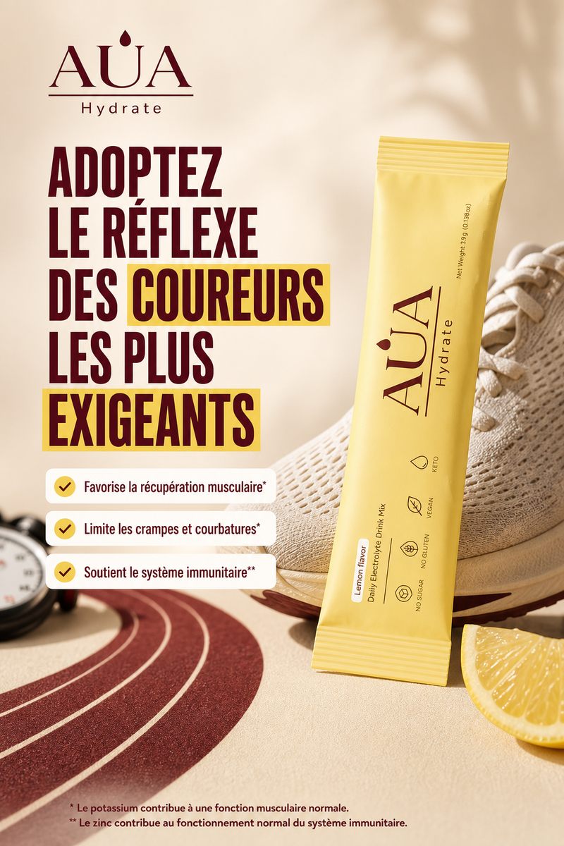 AUA Hydrate — Électrolytes Fraise