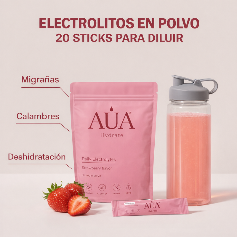 AUA Hydrate — Electrolitos Fresa