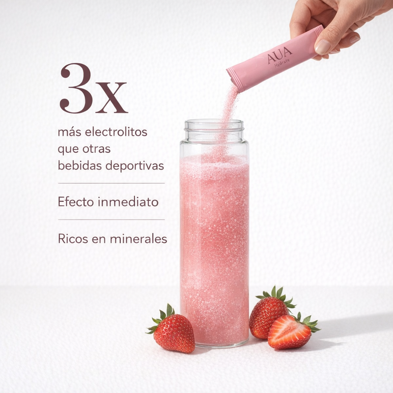 AUA Hydrate — Electrolitos Fresa