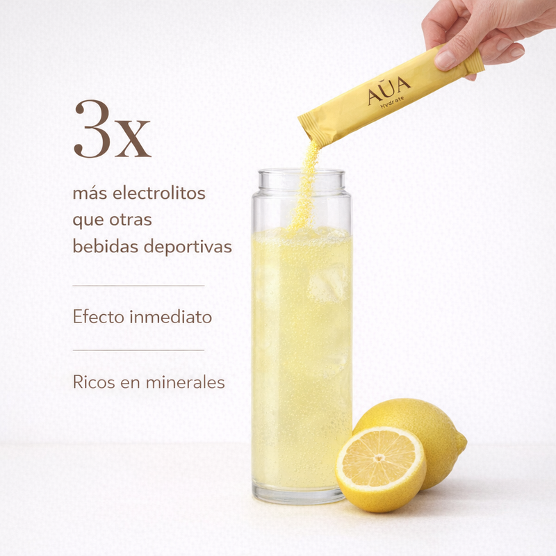 AUA Hydrate — Electrolitos Limón